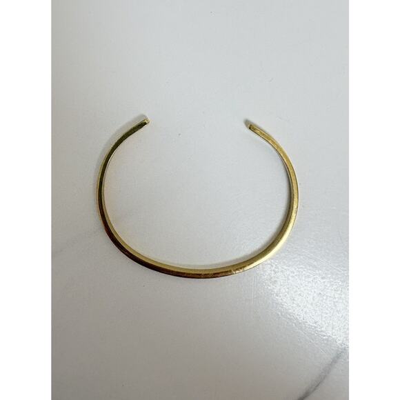 Gold Tone “She Believed She Could So She Did” Inspirational Cuff Bracelet - Picture 4 of 4